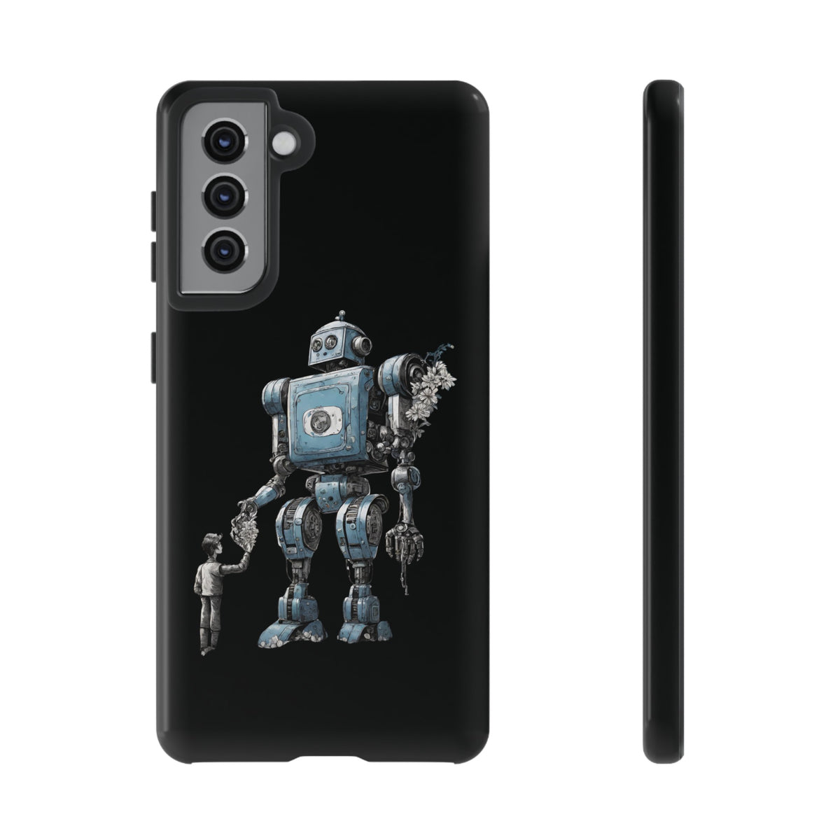 Robot Space Art Samsung Galaxy Case: Tough & Stylish
