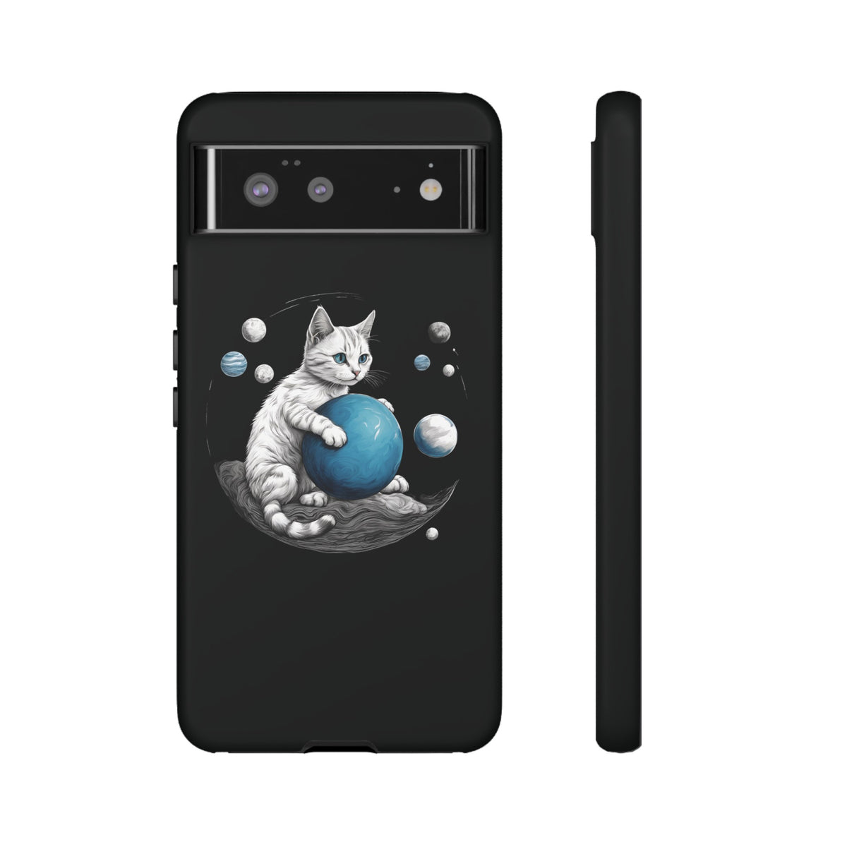 SpacePlayer Cat 2 Tough Google Pixel Mobile Cases