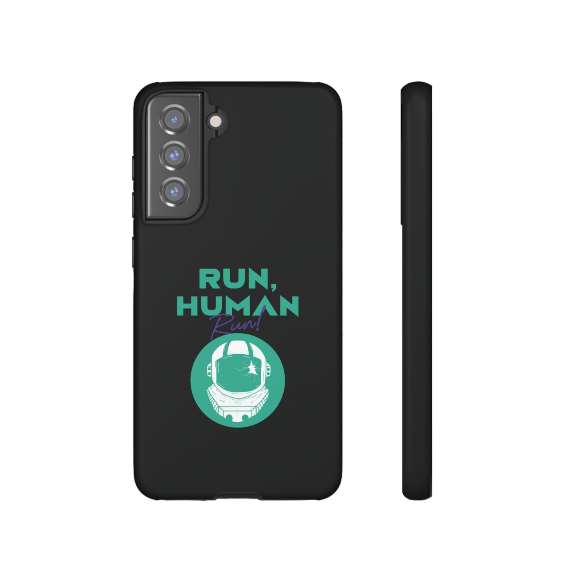 Run Human Run - Sci-Fi Tough Samsung Galaxy Mobile Cases