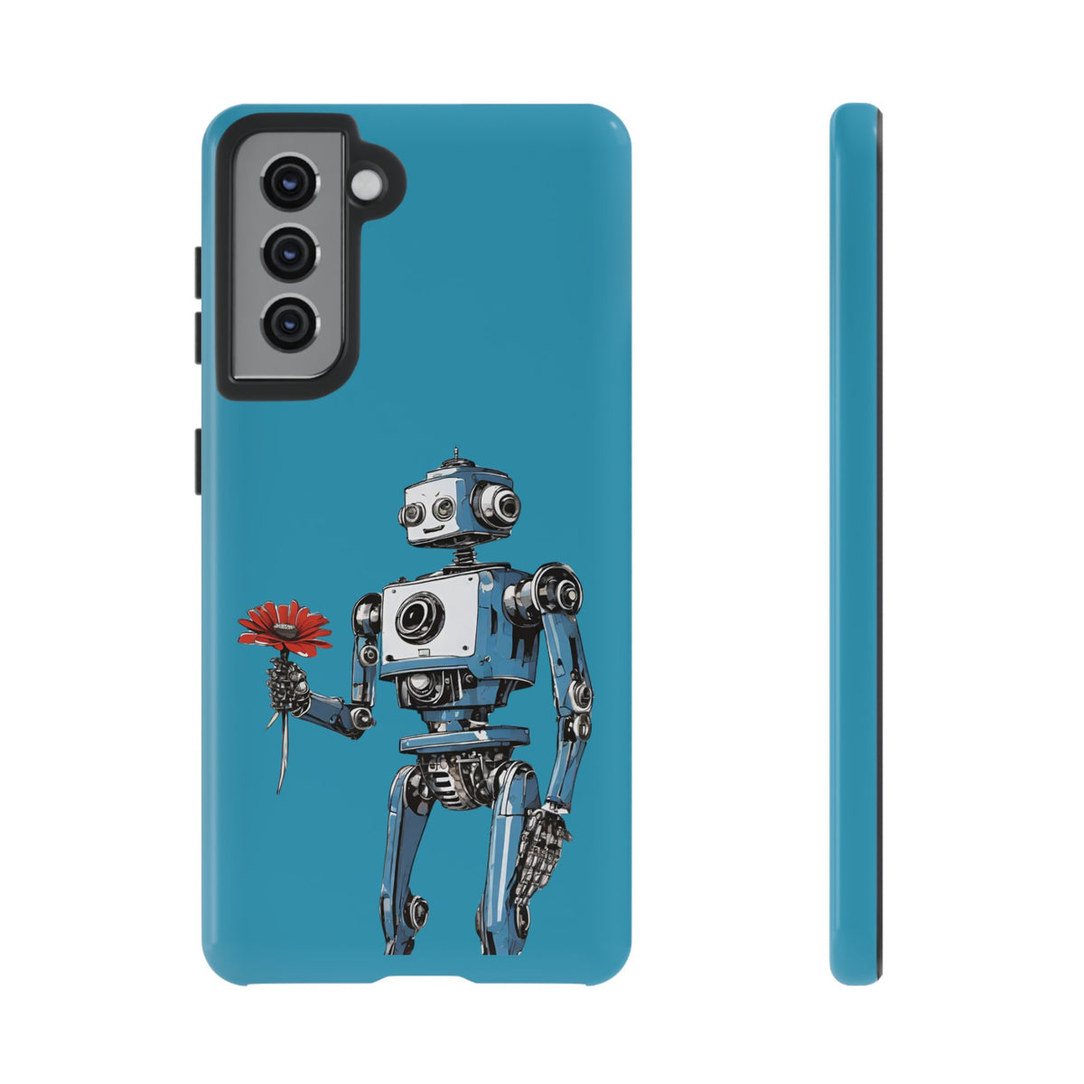 You Never Bring Me Flowers Robot SpaceArt Tough Samsung Galaxy Mobile Cases-welovescifi.net