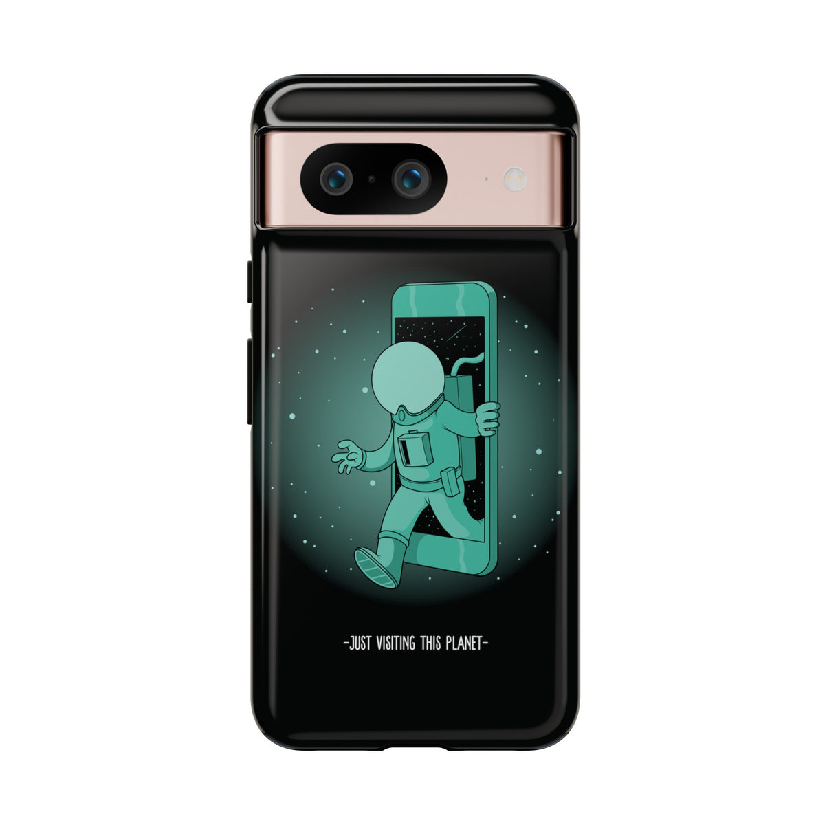 Just Visiting This Planet - Funny Astronaut Mobile Case