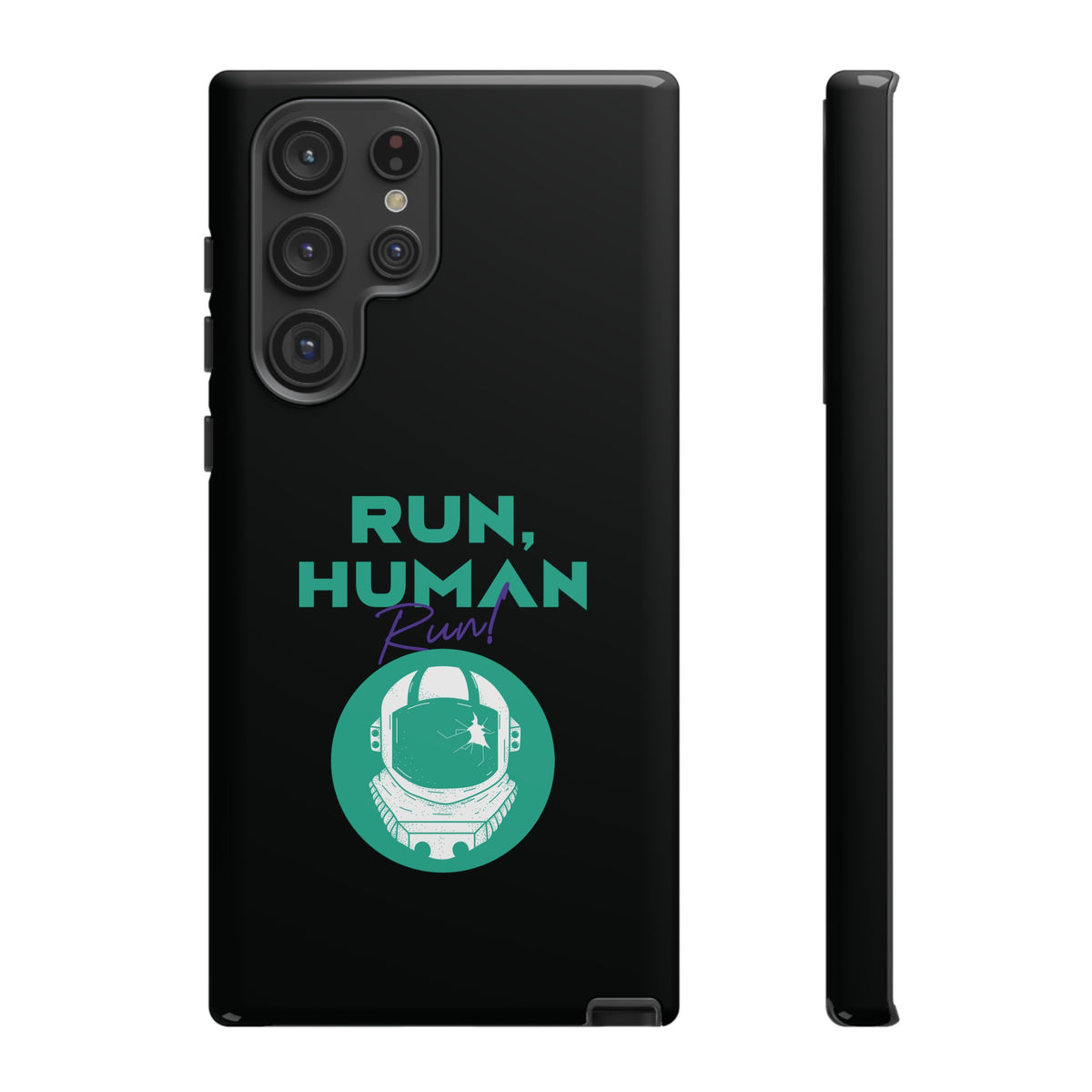 Run Human Run - Sci-Fi Tough Samsung Galaxy Mobile Cases