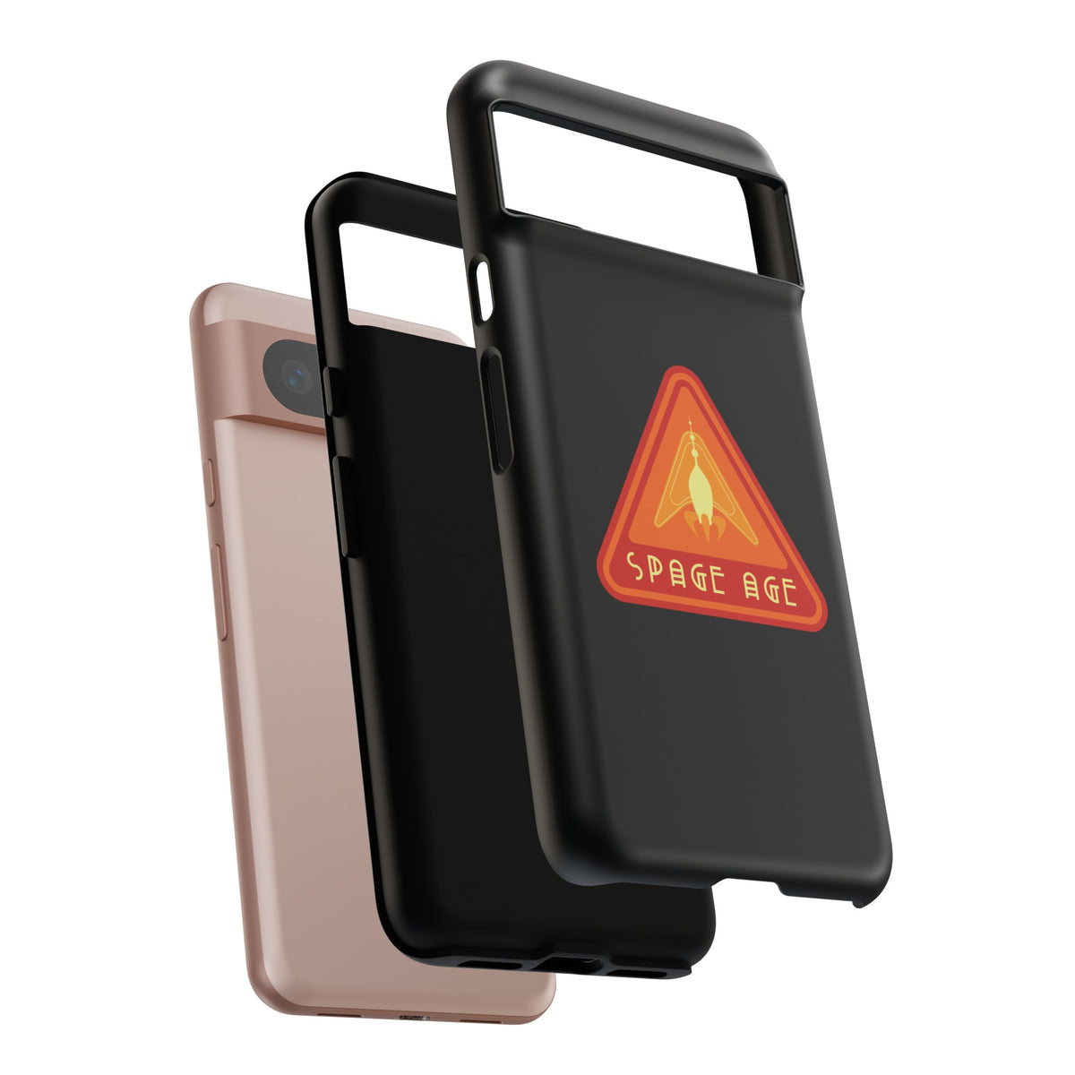 Space Age Retro Sign Sci-Fi Tough Google Pixel Mobile Cases