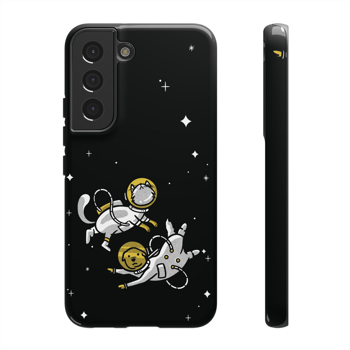 Astronaut Friends Dog Cat Sci-Fi Tough Samsung Galaxy