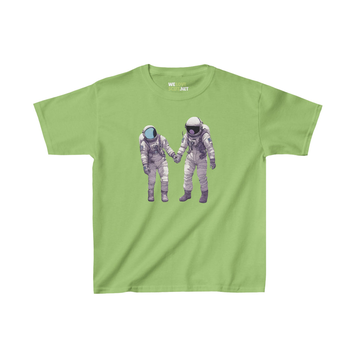 Conquering Together SpaceArt Astronaut Kids Heavy Cotton Tee