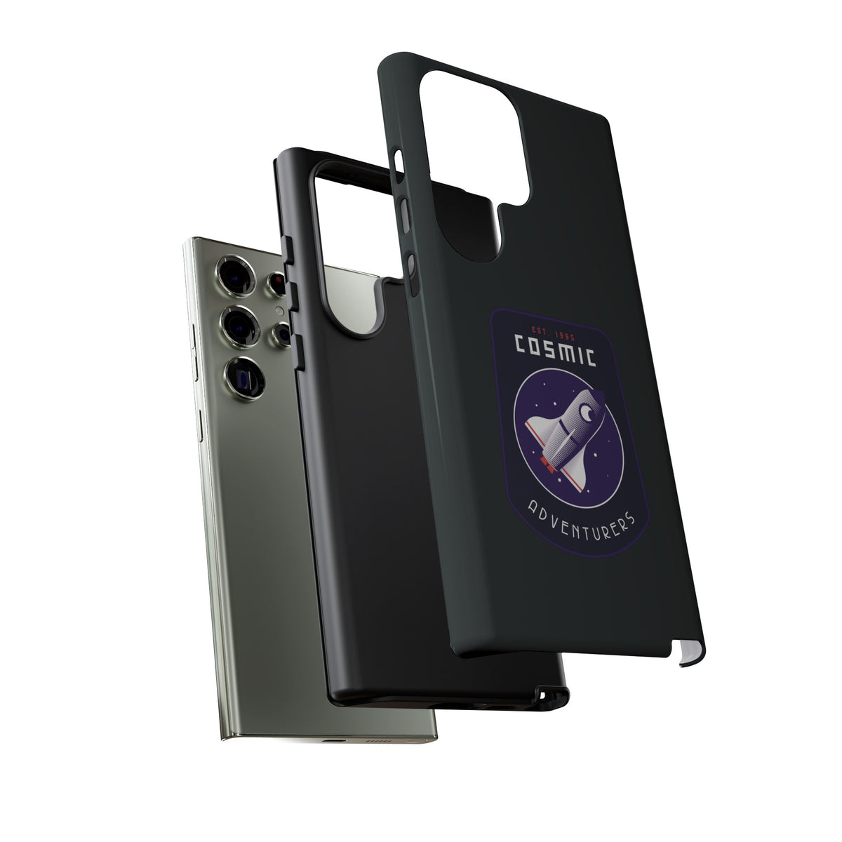Cosmic Adventurers Sign Sci-Fi Samsung Galaxy Mobile Cases