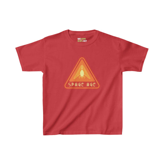 Space Age Tee for Kids | Heavy Cotton Sci-Fi Shirt