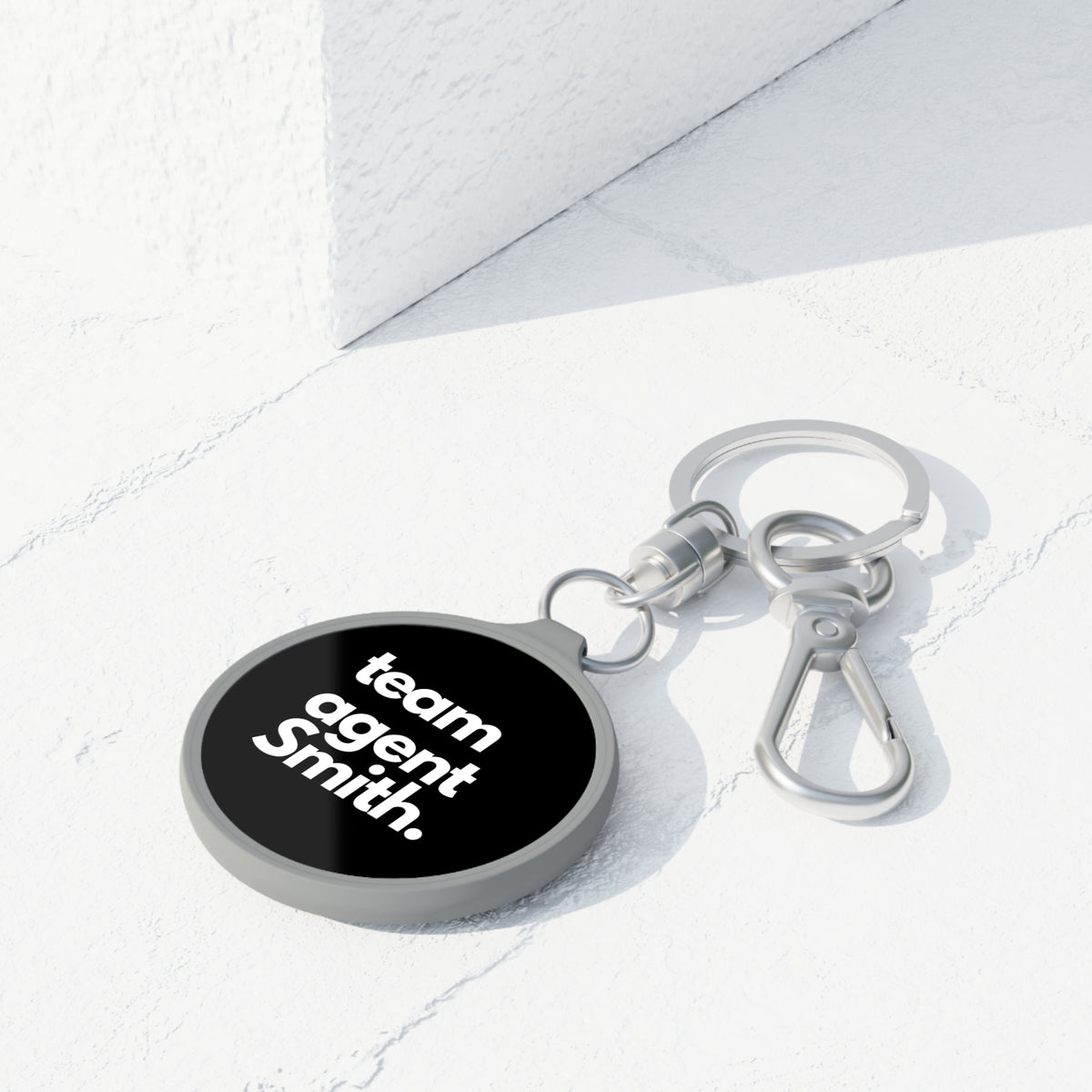 Team Agent Smith Supervillain Keyring Tag-welovescifi.net