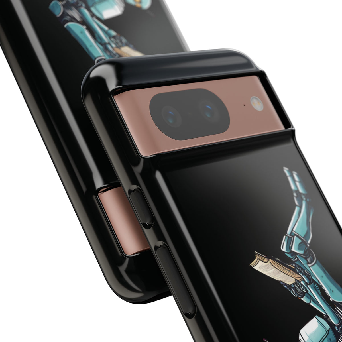 Robot Space Art Mobile Cases | Read Like a Robot