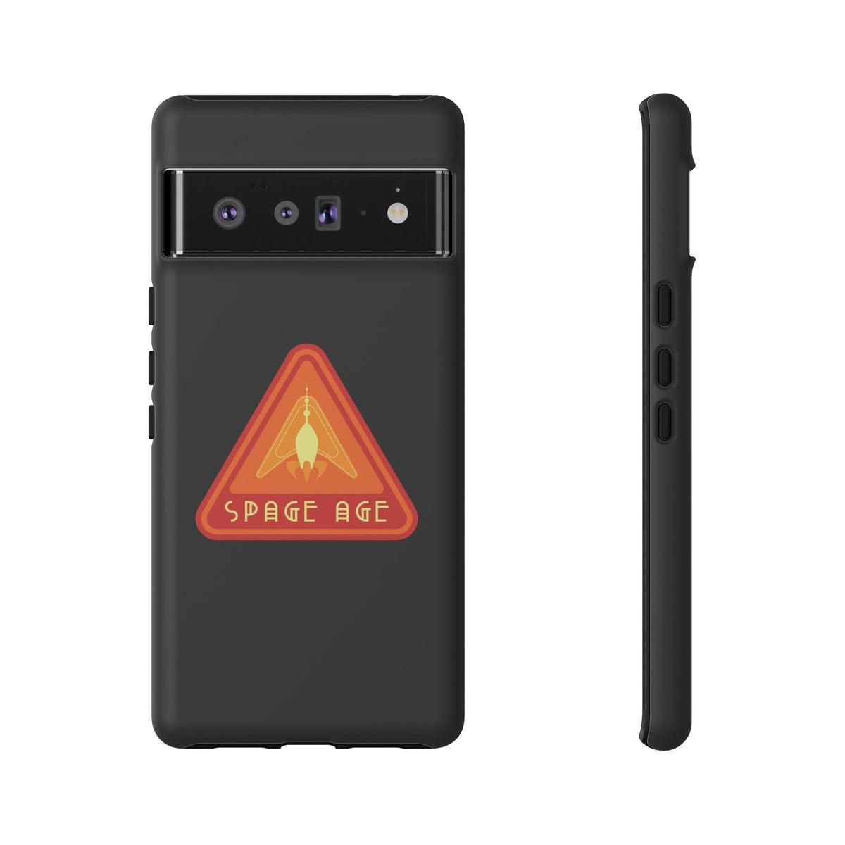 Space Age Retro Sign Sci-Fi Tough Google Pixel Mobile Cases