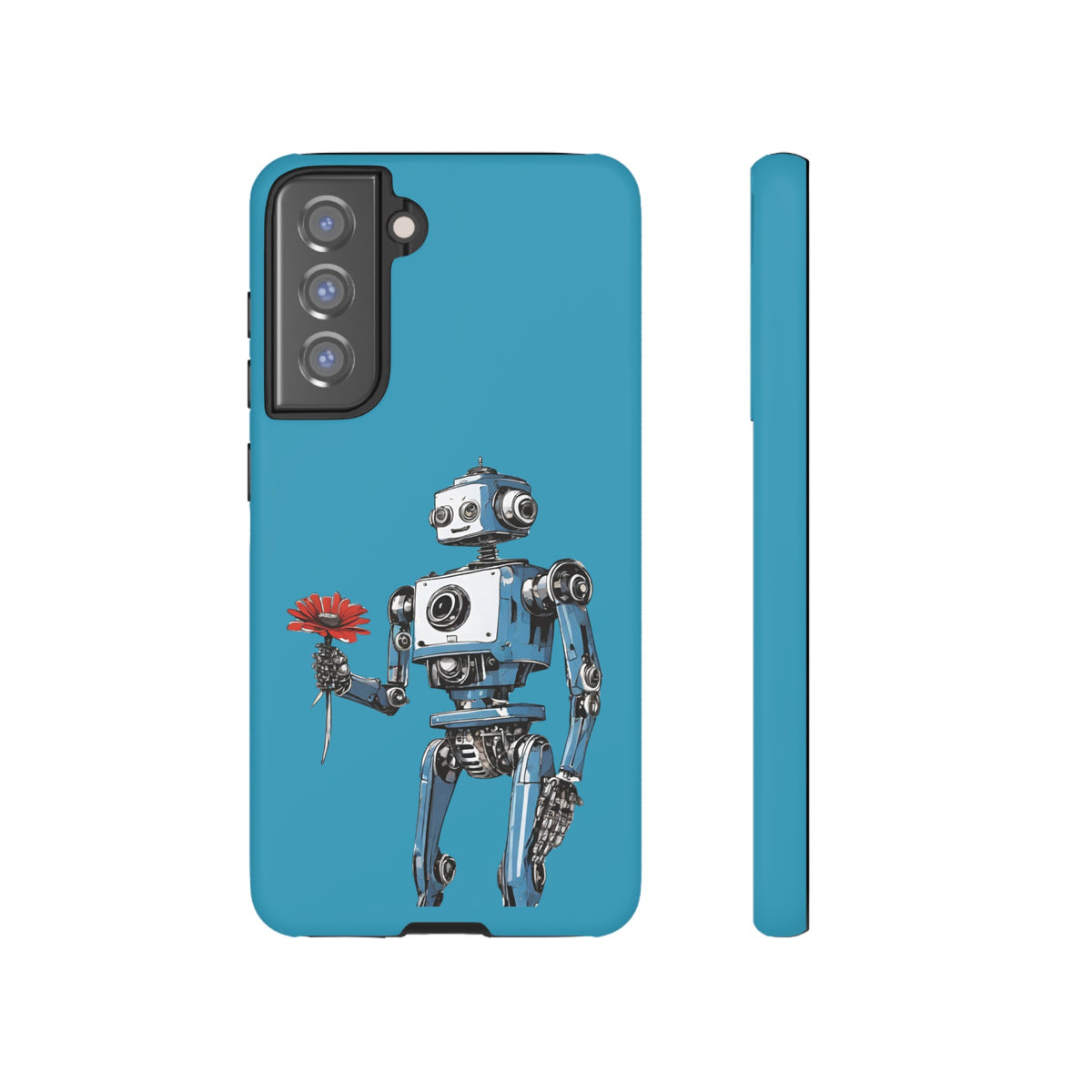 You Never Bring Me Flowers Robot SpaceArt Tough Samsung Galaxy Mobile Cases-welovescifi.net