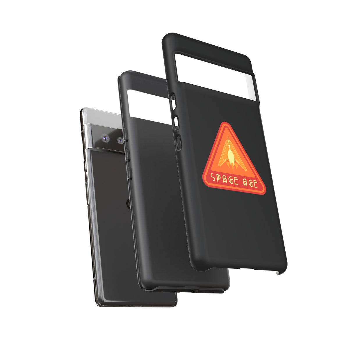 Space Age Retro Sign Sci-Fi Tough Google Pixel Mobile Cases