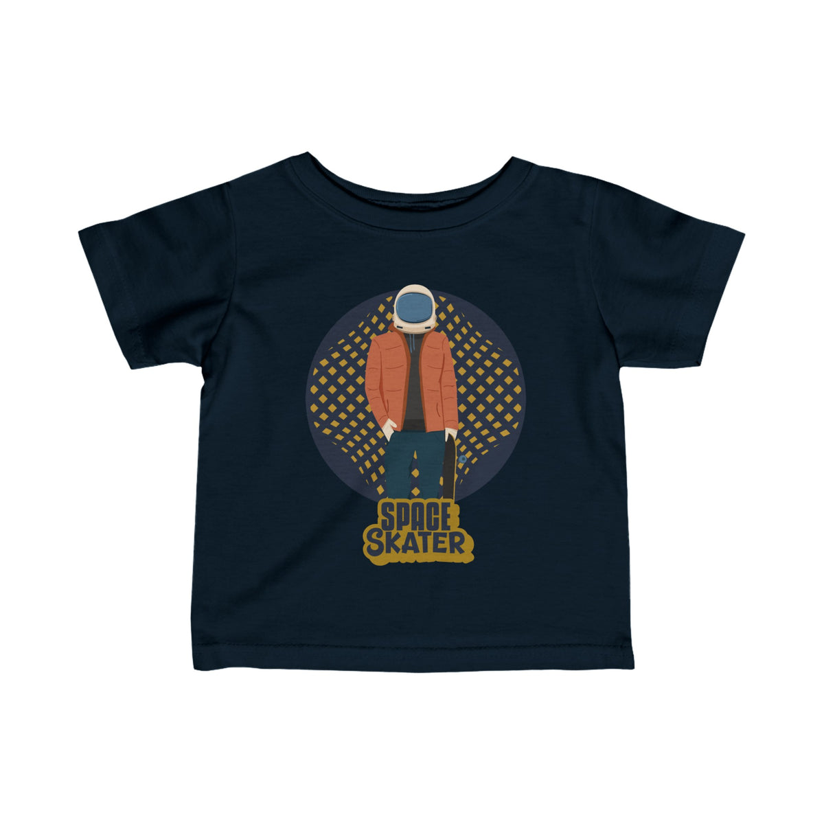 Space Skater Astronaut Infant Fine Jersey Tee