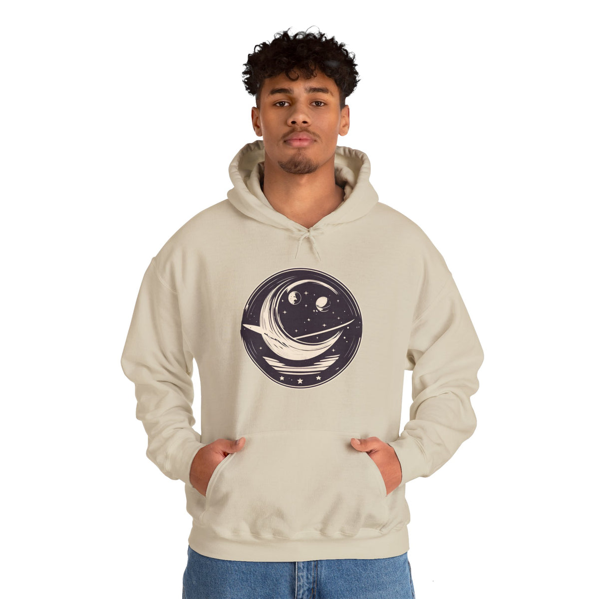 Don't Look Up Spaceart Sci-Fi Hoodie-welovescifi.net