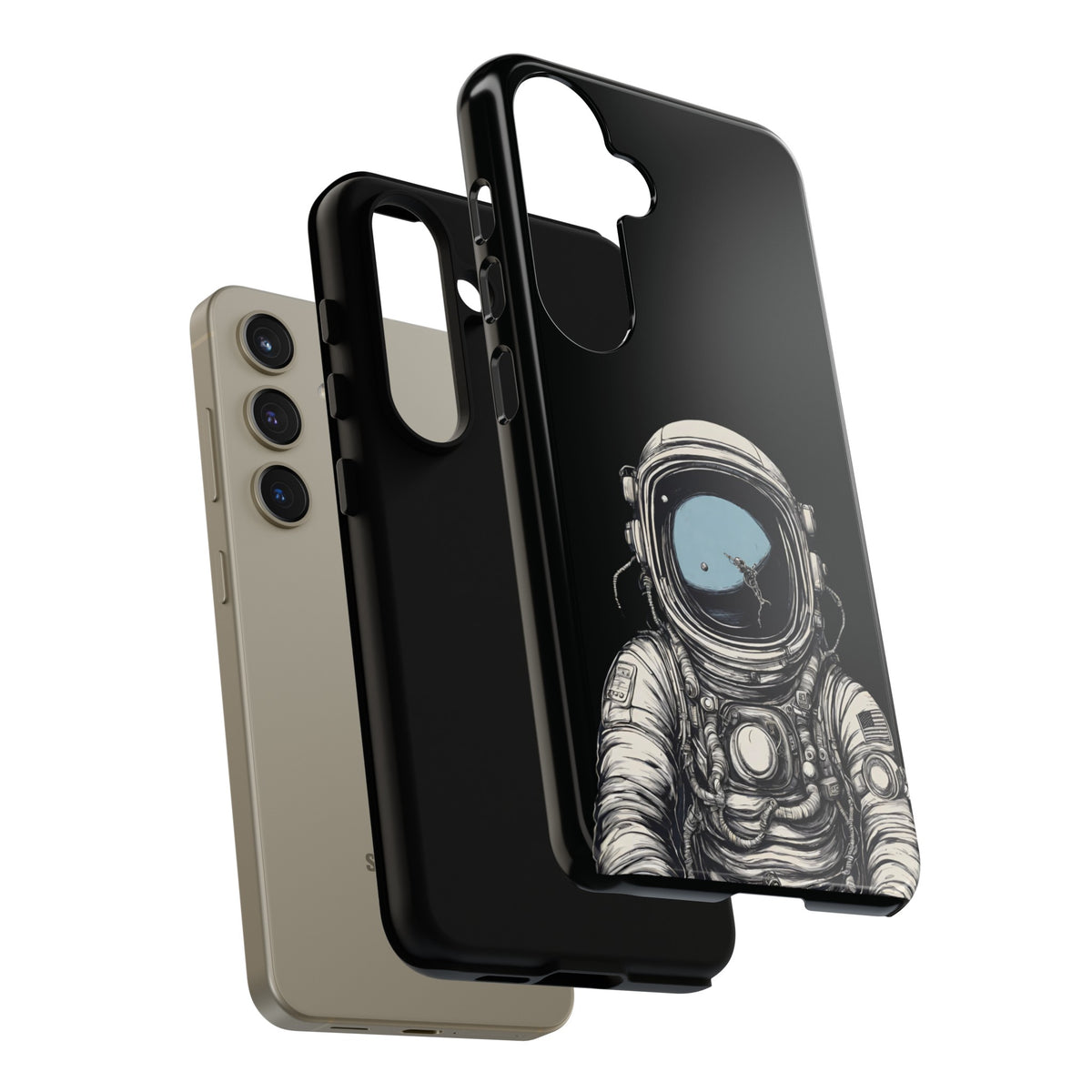 Astronaut SpaceArt Tough Samsung Galaxy Mobile Cases-welove