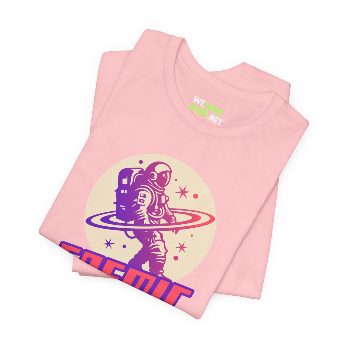 Cosmic Hunter Astronaut Themed Sci-Fi T-Shirt-welovescifi
