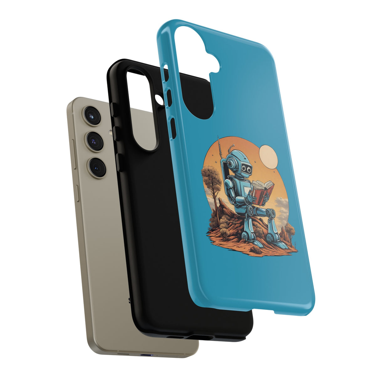 Robot SpaceArt Tough Samsung Galaxy Mobile Cases - We Love