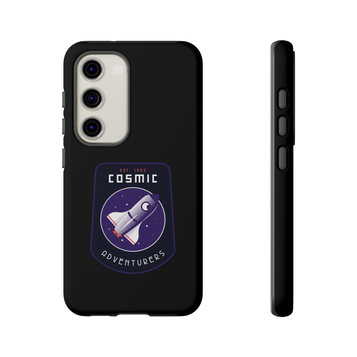Cosmic Adventurers Sign Sci-Fi Samsung Galaxy Mobile Cases