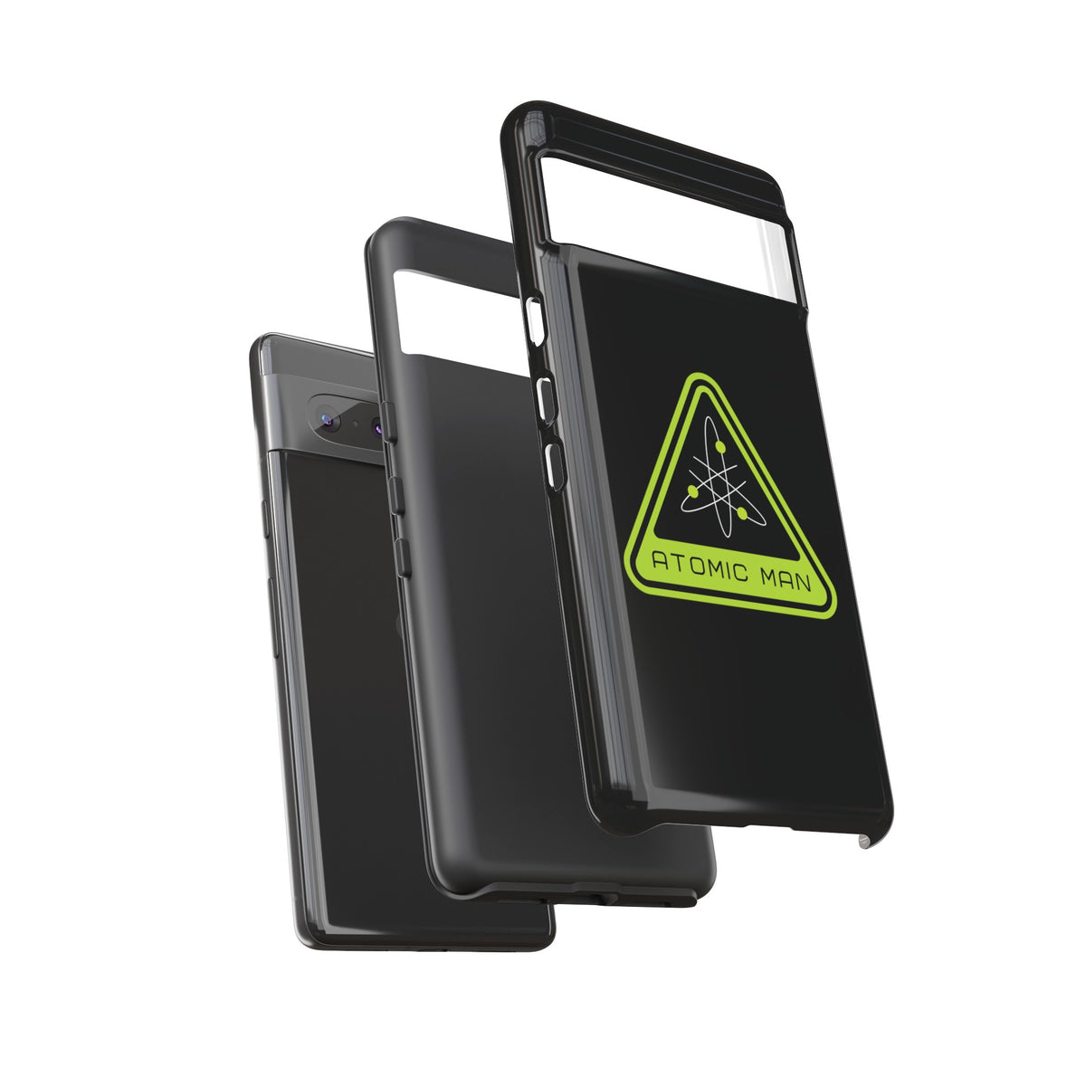 Atomic Man Retro Sign Sci-Fi Tough Google Pixel Mobile Cases