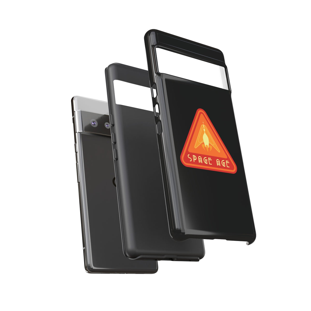 Space Age Retro Sign Sci-Fi Tough Google Pixel Mobile Cases