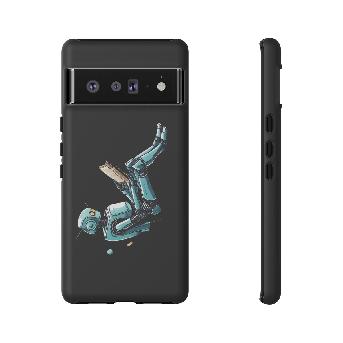Robot Space Art Mobile Cases | Read Like a Robot