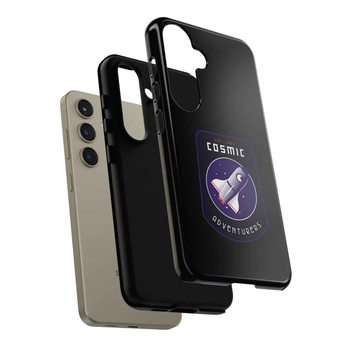 Cosmic Adventurers Sign Sci-Fi Samsung Galaxy Mobile Cases