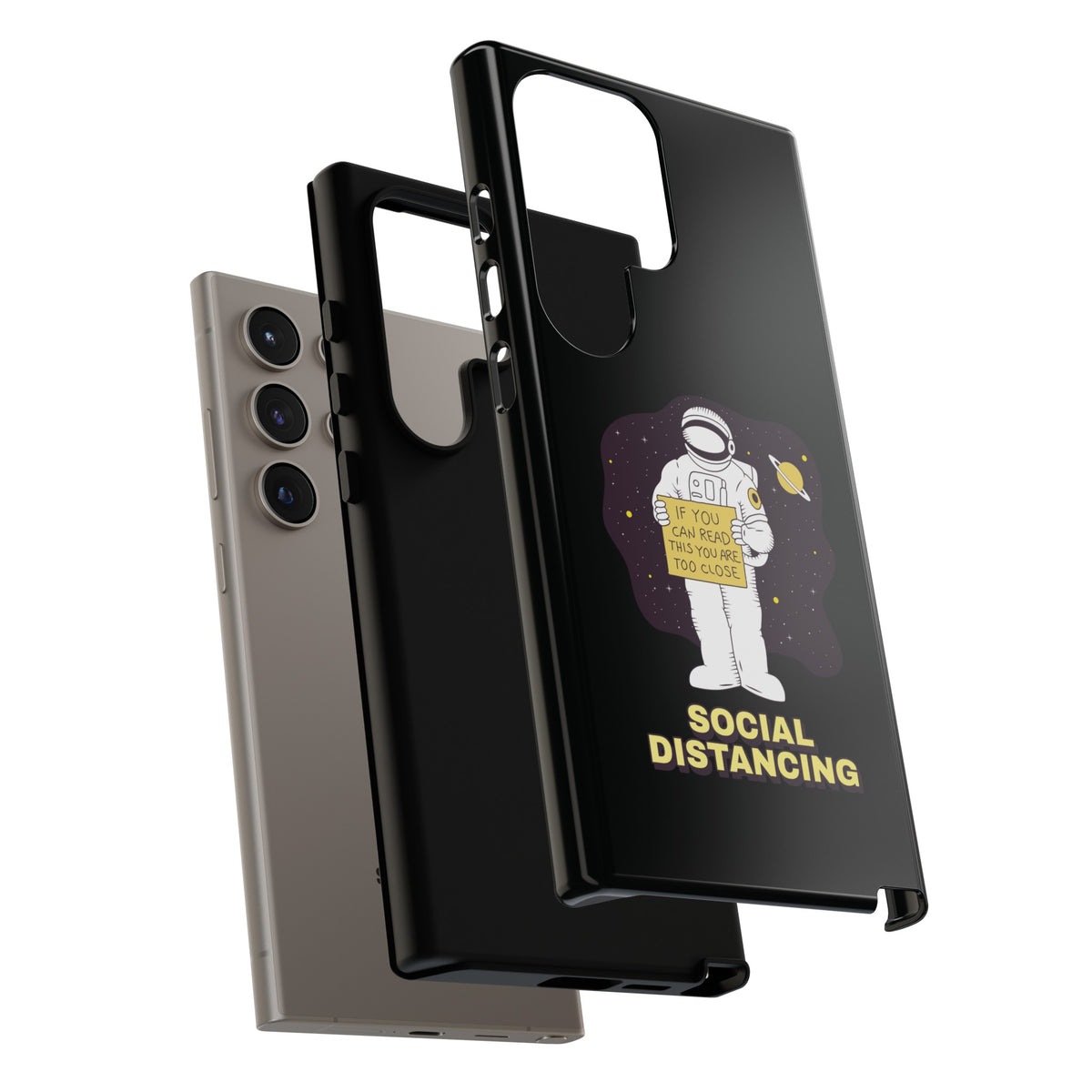 Social Distancing Astronaut Mobile Case