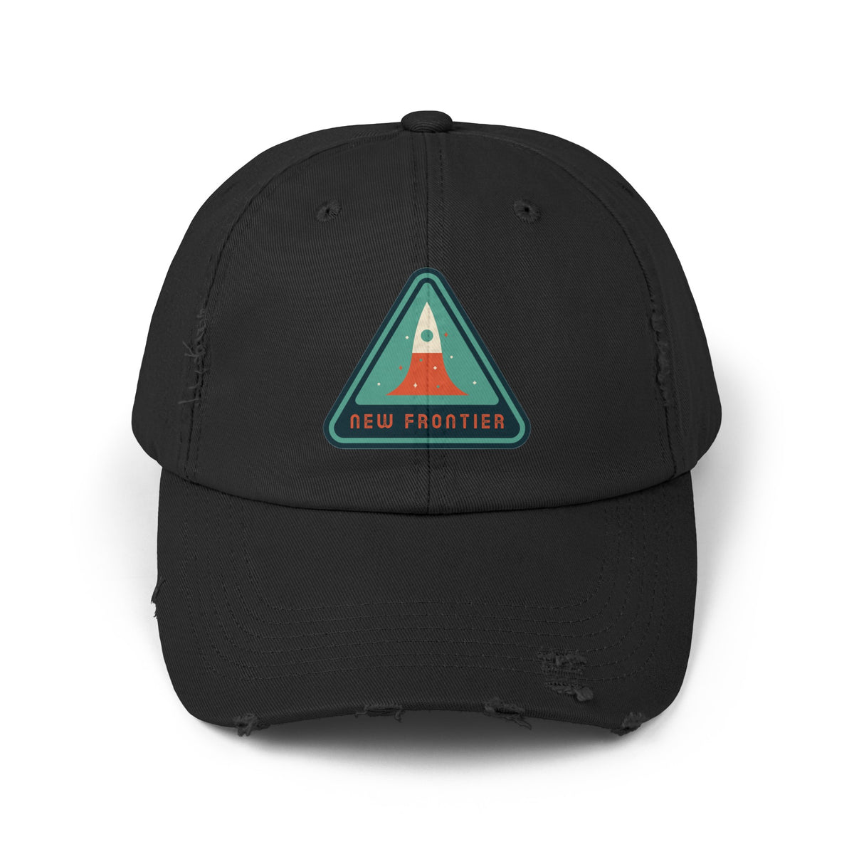 New Frontier Sci-Fi Distressed Cap – Unisex Sci-Fi Hat