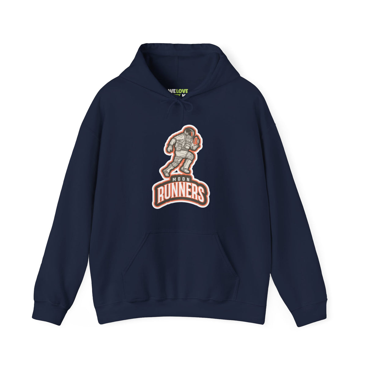 Retro Astronaut Hoodie - Moon Runners Sci-Fi Apparel