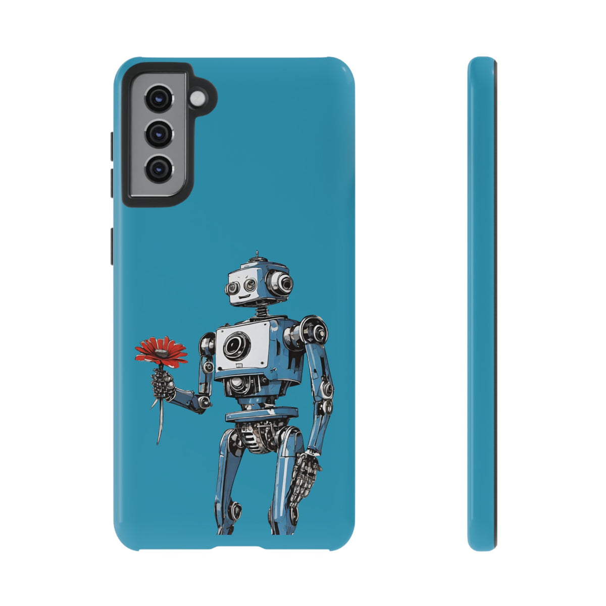 You Never Bring Me Flowers Robot SpaceArt Tough Samsung Galaxy Mobile Cases-welovescifi.net