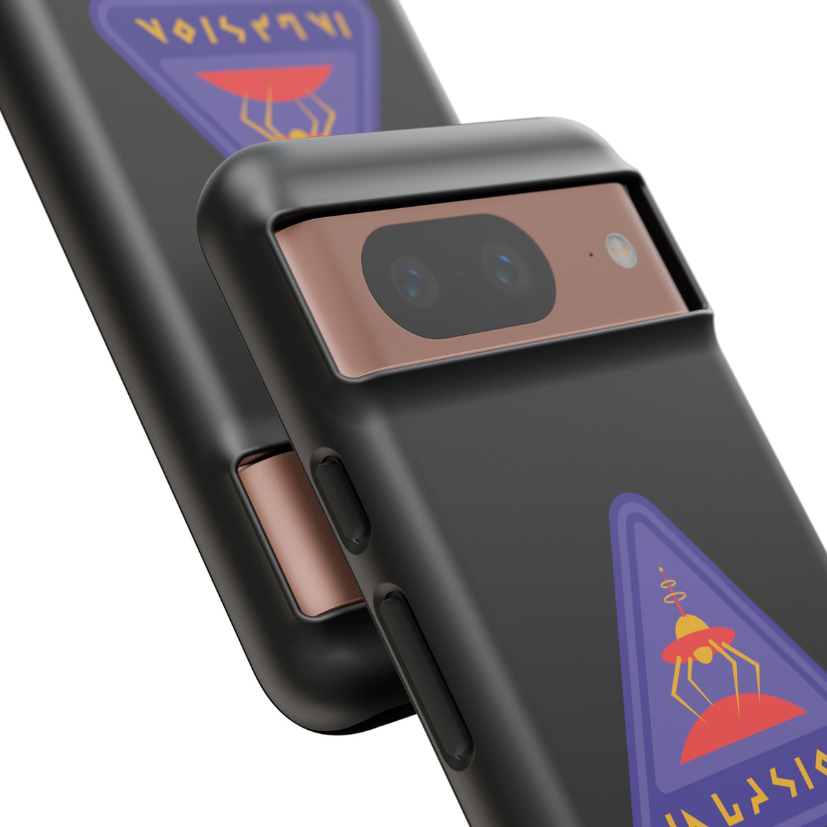 Retro Sci-Fi Google Pixel Cases - Invasion Retro Sign