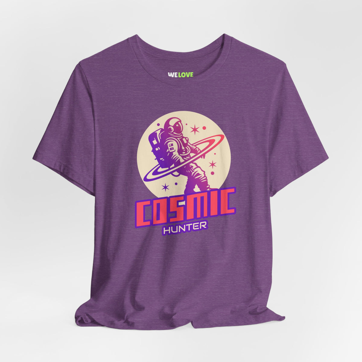 Cosmic Hunter Astronaut Themed Sci-Fi T-Shirt-welovescifi