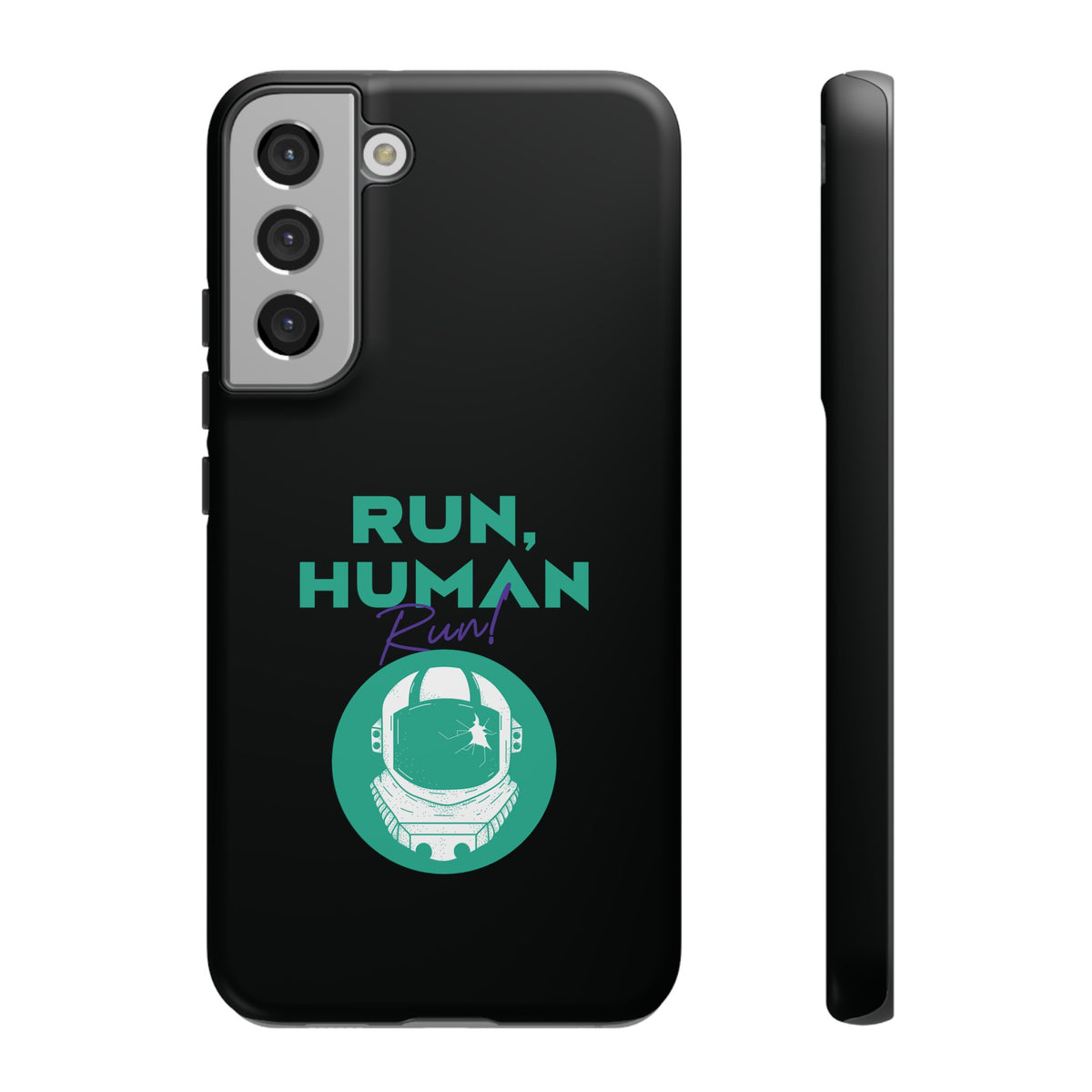 Run Human Run - Sci-Fi Tough Samsung Galaxy Mobile Cases