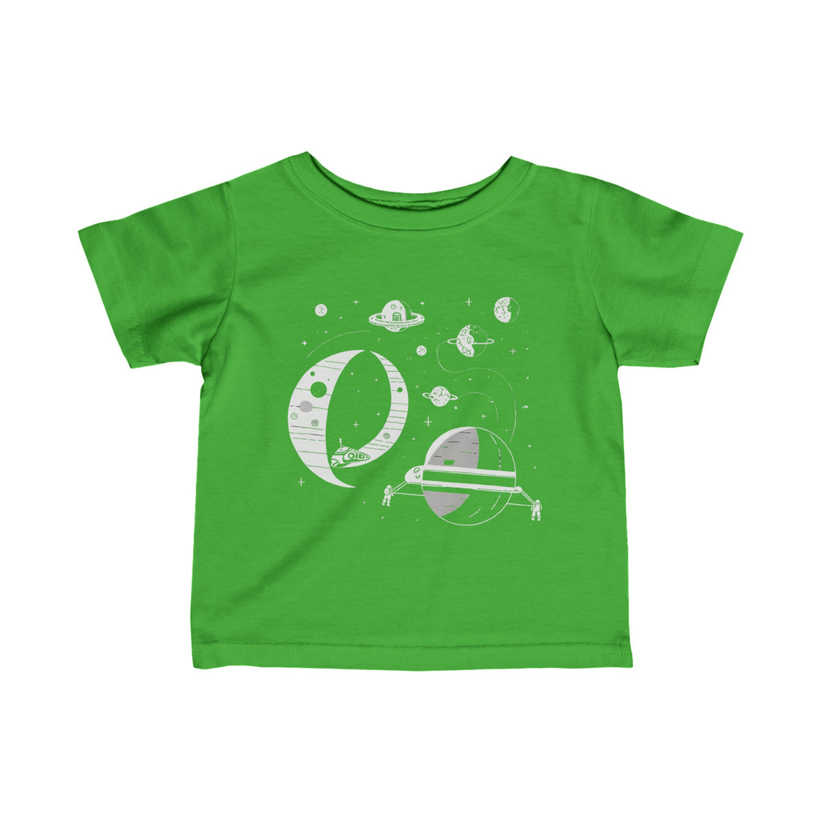 tee-Spacestation No13 Infant Sci-Fi Fine Jersey Tee