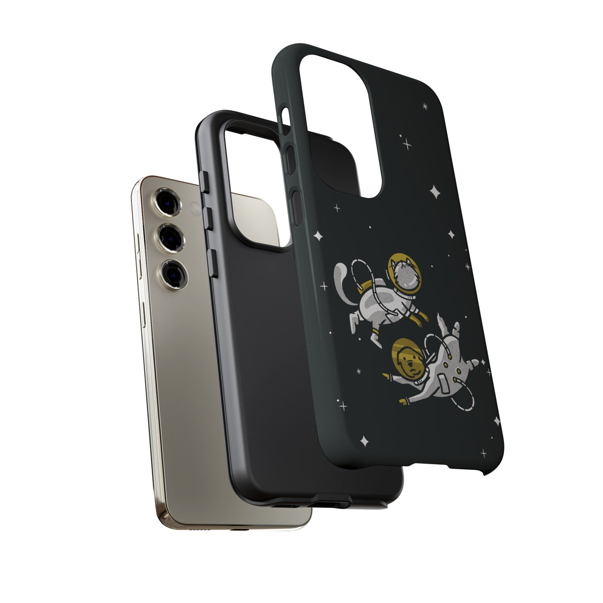 Astronaut Friends Dog Cat Sci-Fi Tough Samsung Galaxy