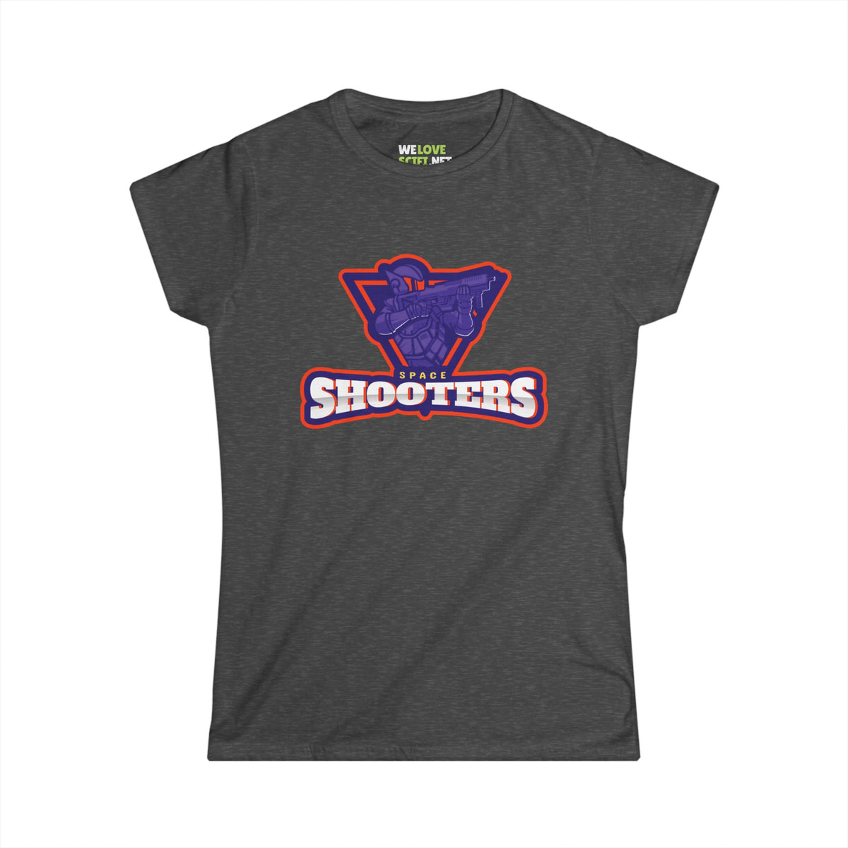 Space Shooters Astronaut Tee | Women's Sci-Fi T-Shirt