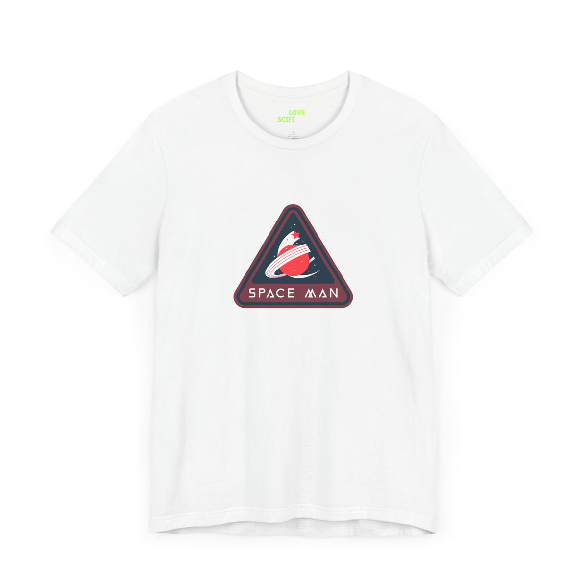 Space Man Sign Retro Sci-Fi T-Shirt | We Love Sci-Fi