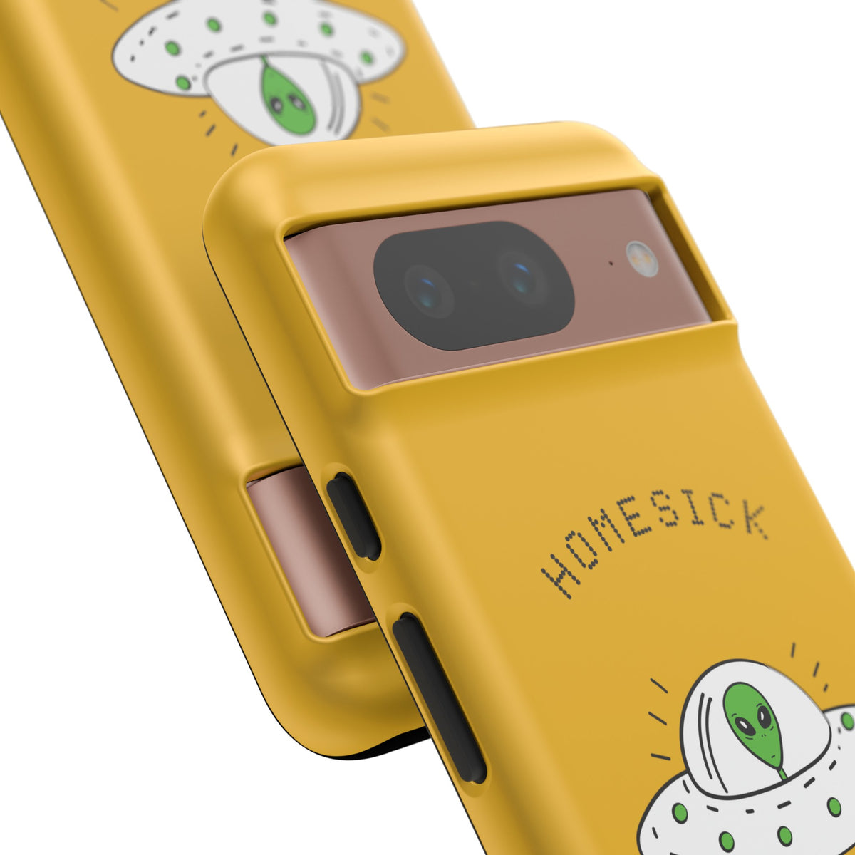 Funny UFO Google Pixel Cases Homesick Sci-Fi Design