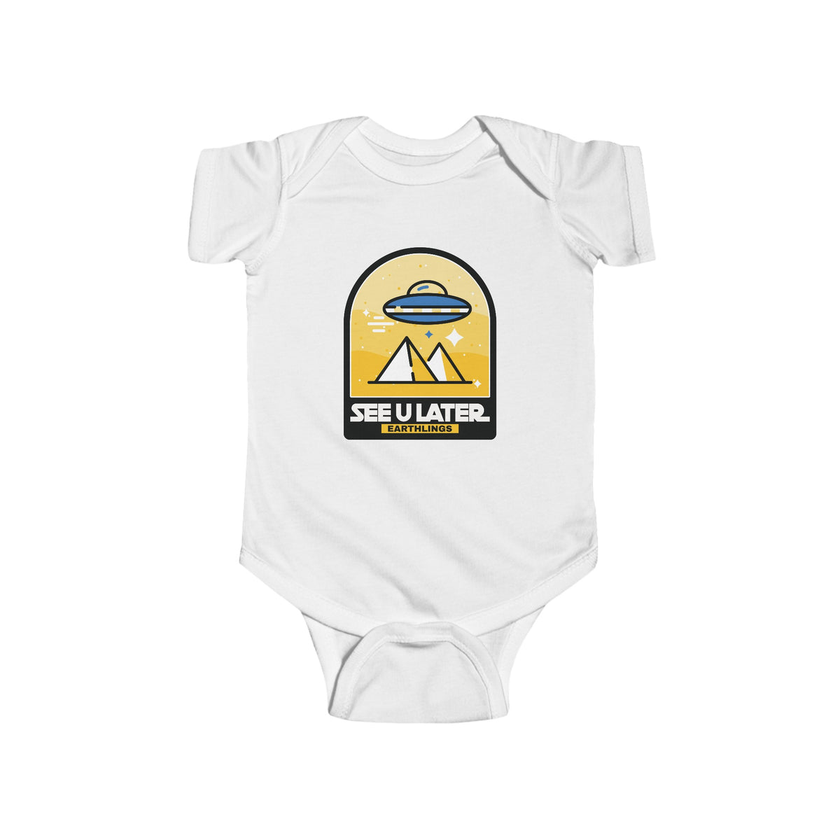 Funny UFO Bodysuit for Kids - WeLoveSciFi