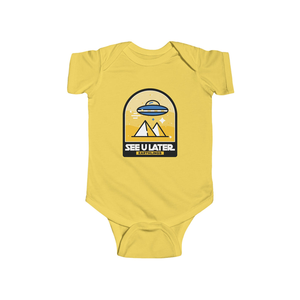 Funny UFO Bodysuit for Kids - WeLoveSciFi
