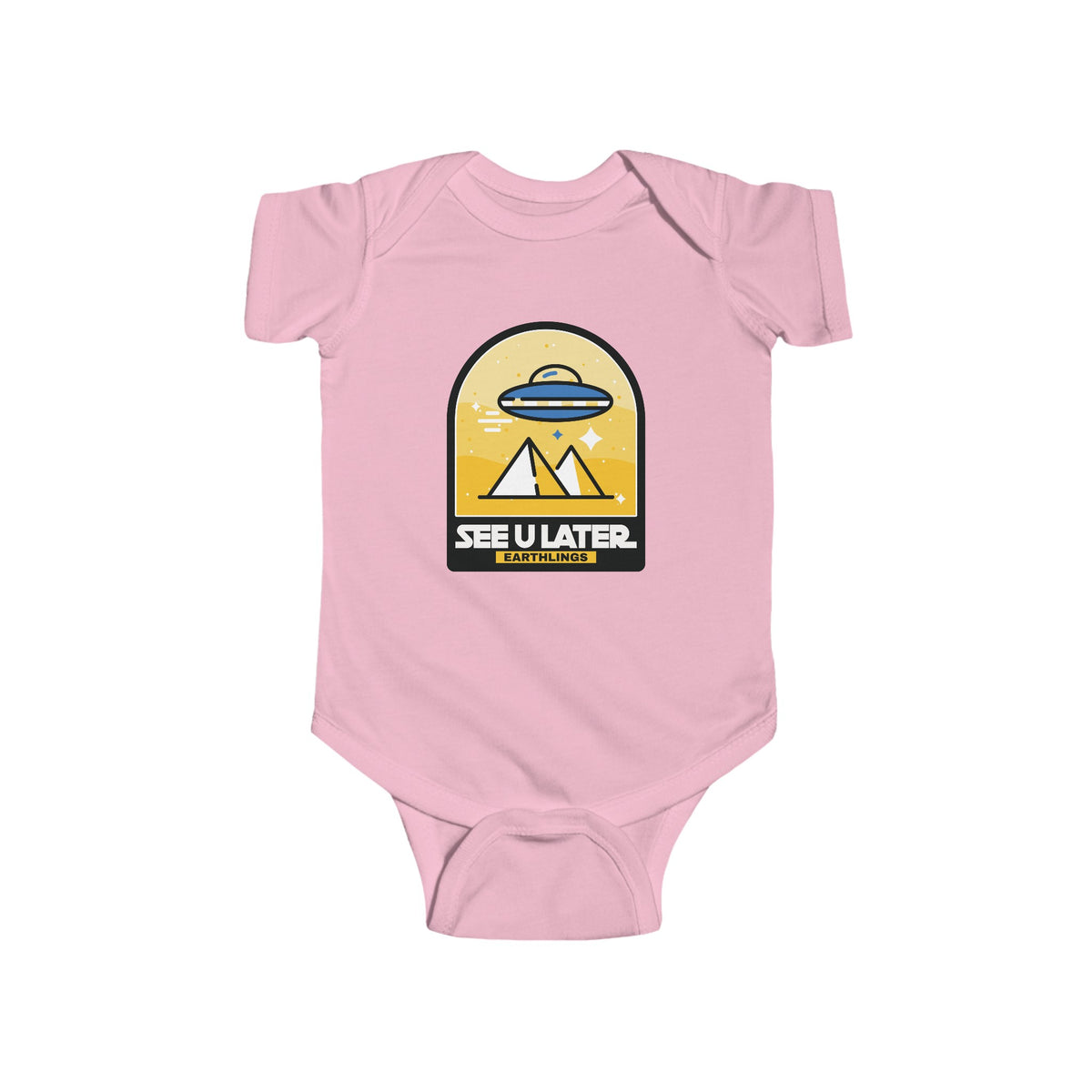 Funny UFO Bodysuit for Kids - WeLoveSciFi
