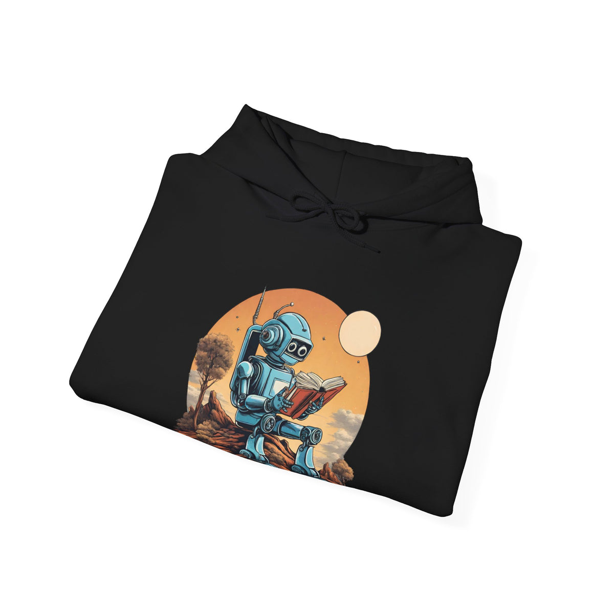 Sci-Fi Hoodie | Learn About Humans Robot Space Art