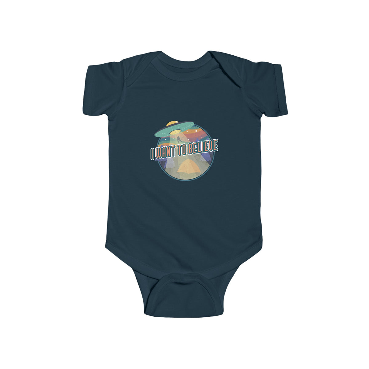 I Want to Believe Funny UFO Bodysuit - Shop Now!