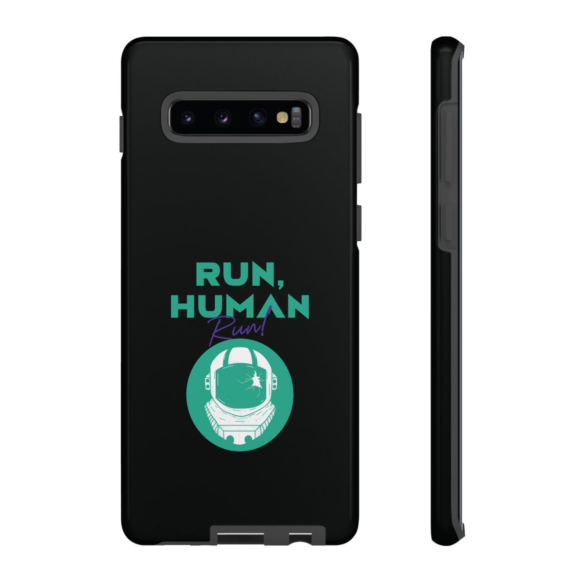 Run Human Run - Sci-Fi Tough Samsung Galaxy Mobile Cases