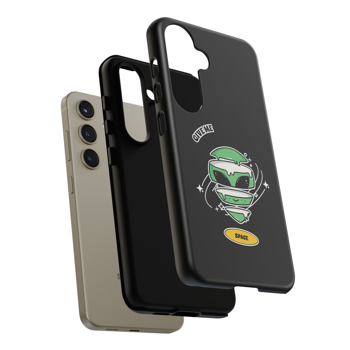 Give Me Space Funny Sci-Fi Tough Samsung Galaxy Mobile Case