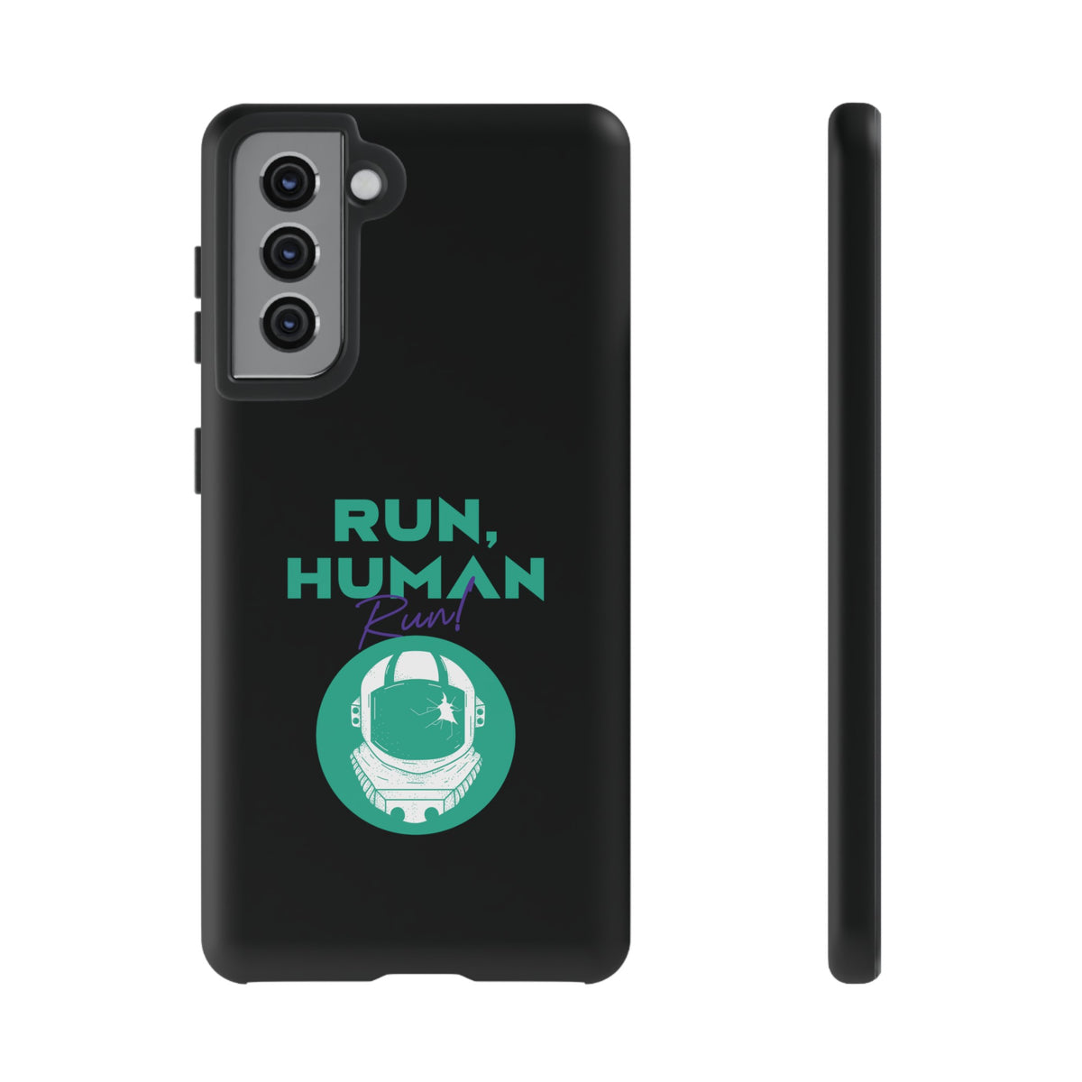 Run Human Run - Sci-Fi Tough Samsung Galaxy Mobile Cases