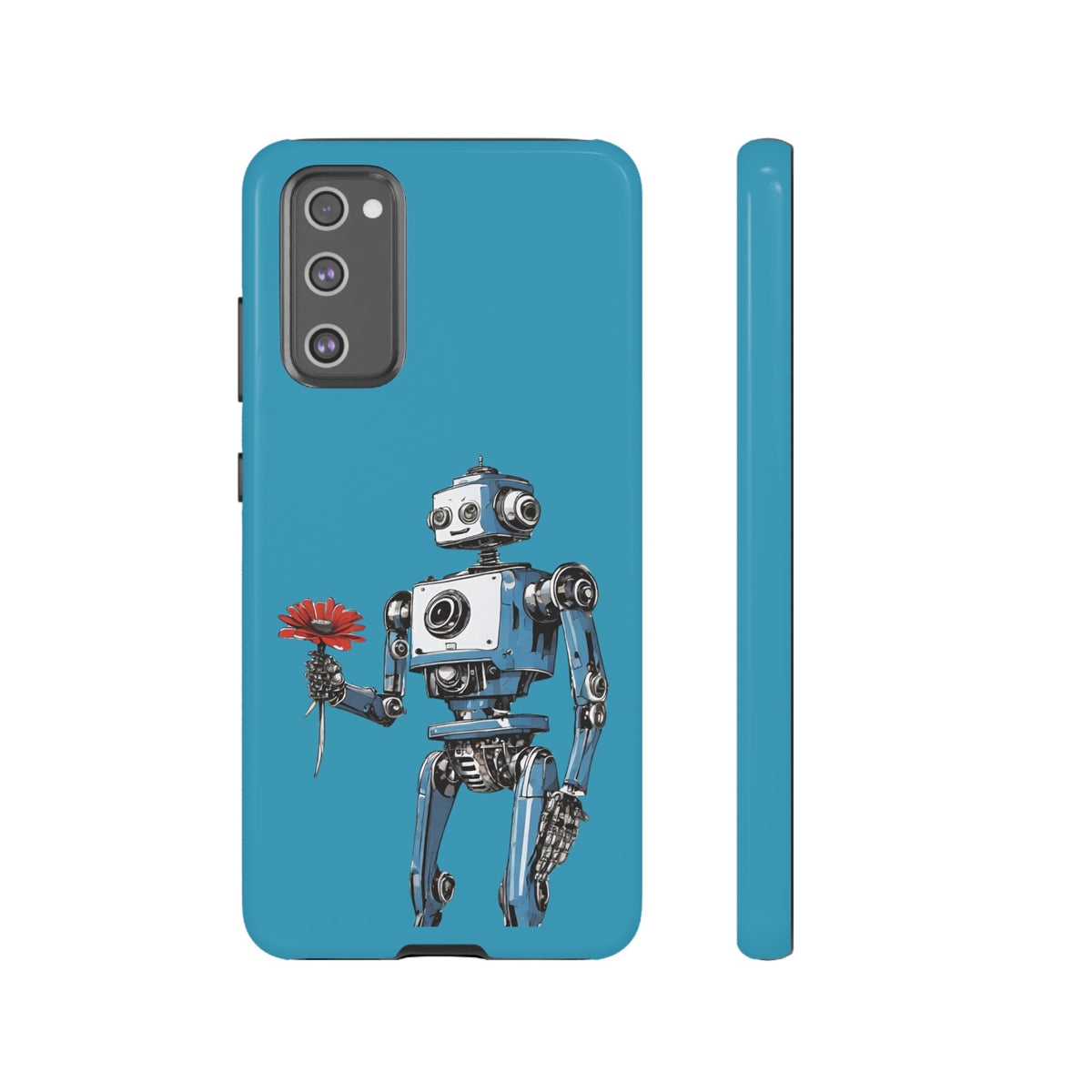 You Never Bring Me Flowers Robot SpaceArt Tough Samsung Galaxy Mobile Cases-welovescifi.net