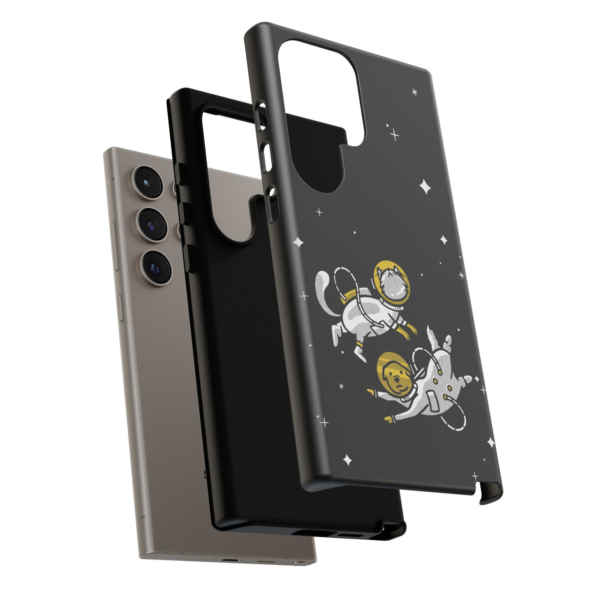 Astronaut Friends Dog Cat Sci-Fi Tough Samsung Galaxy