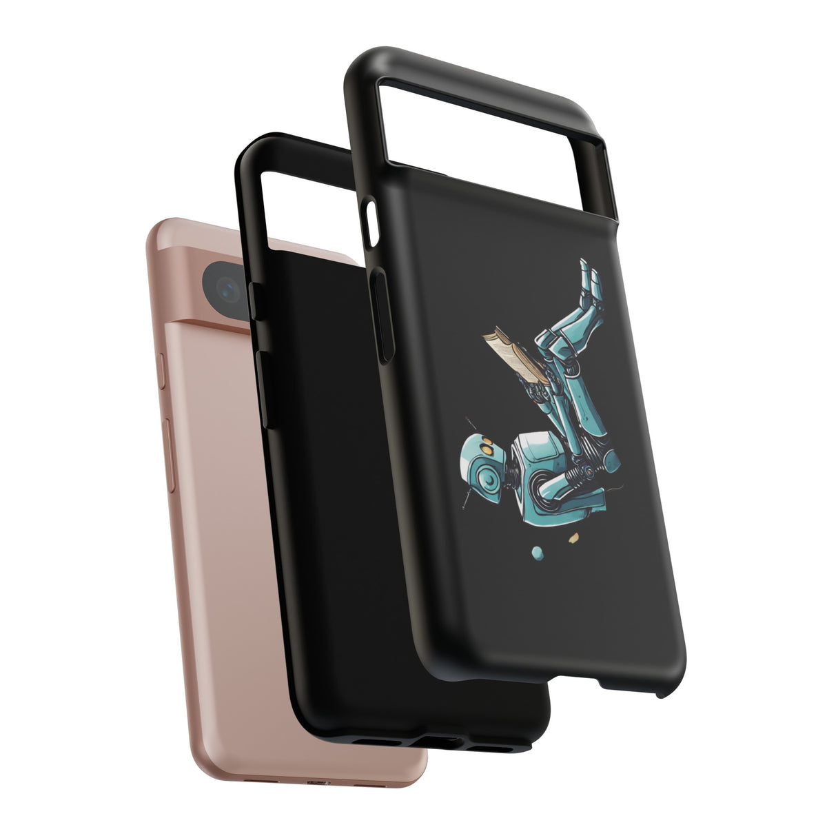 Robot Space Art Mobile Cases | Read Like a Robot