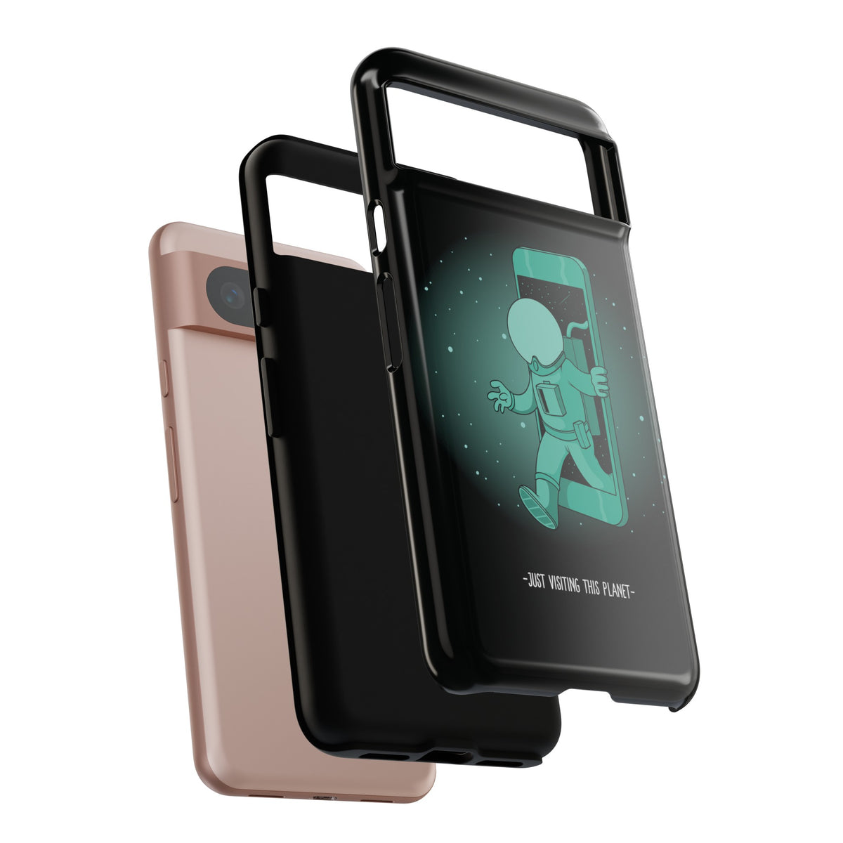 Just Visiting This Planet - Funny Astronaut Mobile Case
